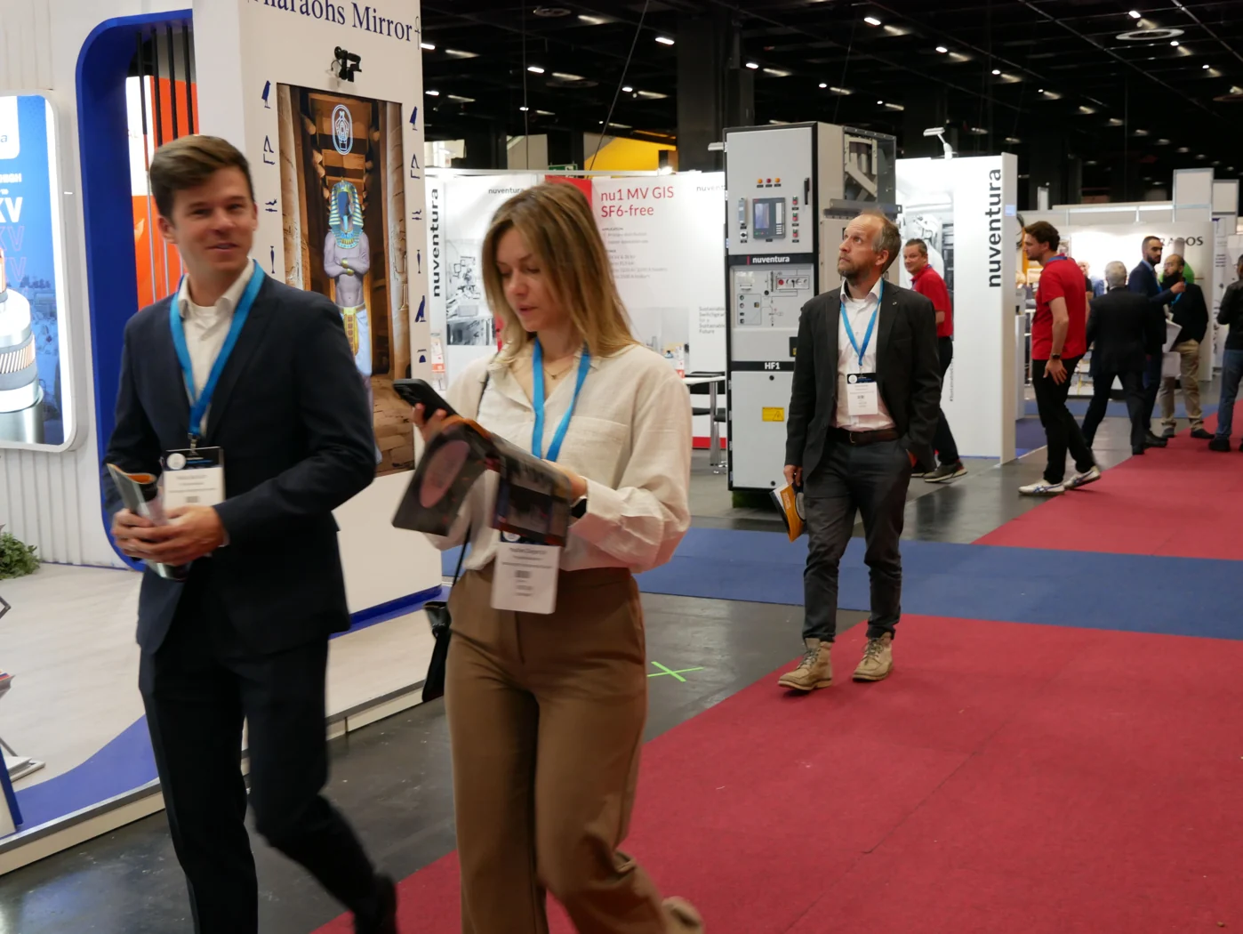 Industry visitors connecting on the 2025 exhibition floor