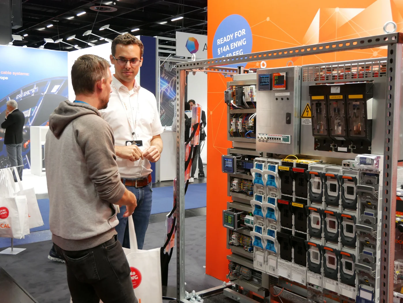 Power network equipment demonstrated at the 2025 expo